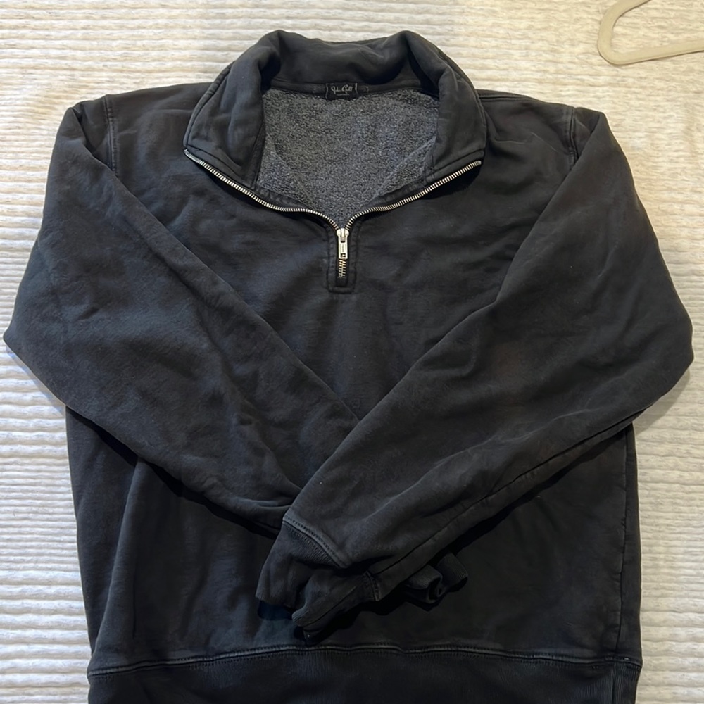 Black quarter zip PACSUN